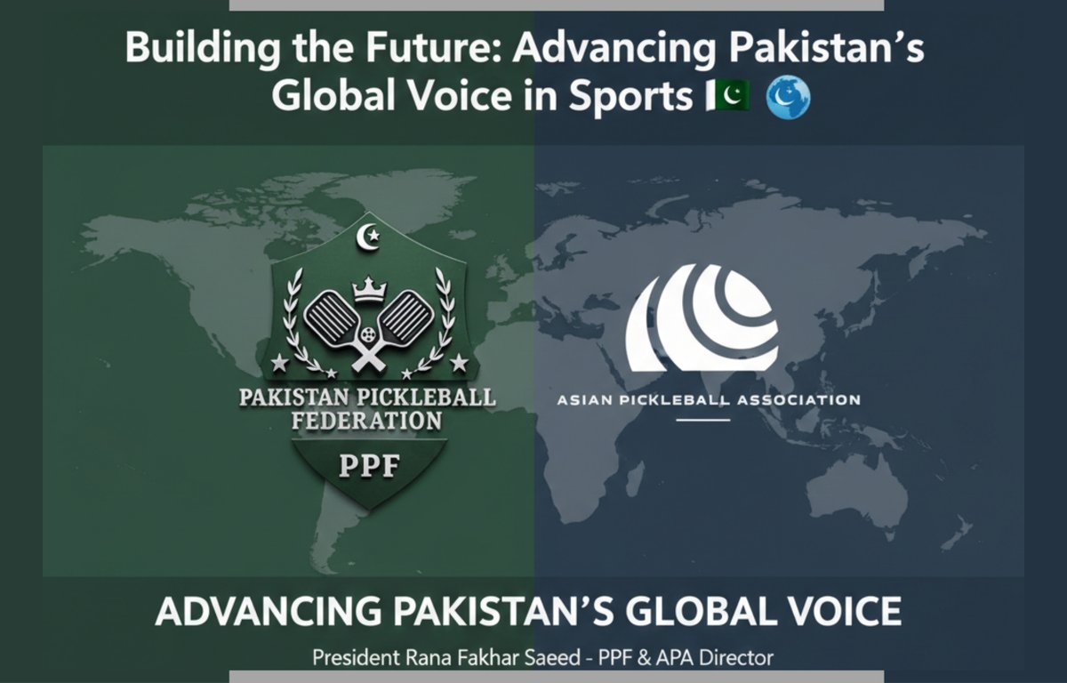 pakpickleball's tweet photo. “Rana Fakhar Saeed, President of Pakistan Pickleball Federation (PPF), now serves as Director on the Asian Pickleball Association (APA) Board, advancing Pakistan’s leadership in Pickleball governance and athlete development across Asia.
#PakistanPickleball #AsianPickleball https://t.co/YSXKE4GMn5
