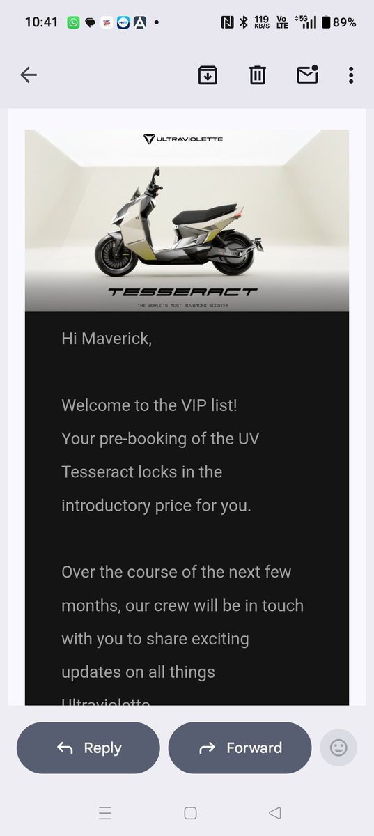 lavkeshjain's tweet image. Where's the Tesseract, @Narayan_UV, @nirajrajmohan, @UltravioletteEV?! 😤 We were promised deliveries last Dec! No test drives, no launch updates! Seriously, what's going on?! 🤯 Give us loyal customers who booked a year ago an update! #Tesseract #Frustrated
@MORTHIndia