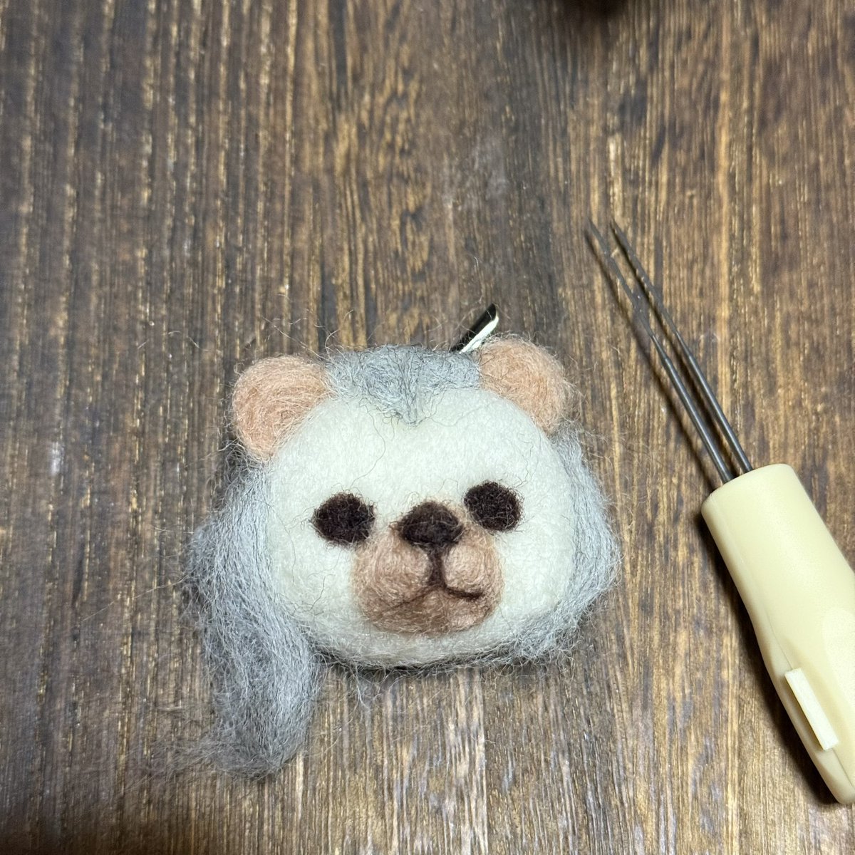 羊毛フェルト失敗