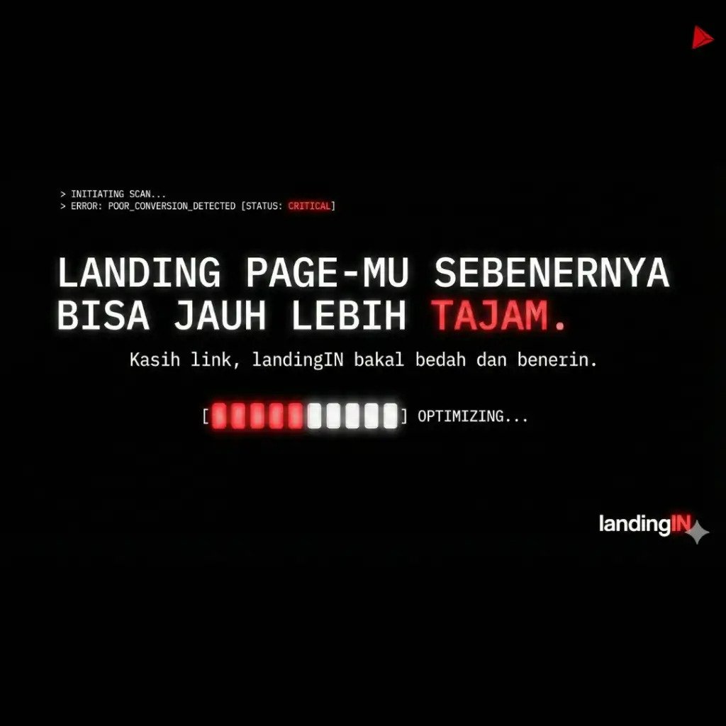 STOP JADI PENULIS YG CUMA BISA BIKIN TAPI GAK BISA JUALAN

Kau udah capek riset dan nulis tapi landing page malah sepi kayak kuburan

Why karna copywriting kau mungkin masih kaku dan strukturnya berantakan

Kalo habit ini kau biarin terus ya pantes aja cuan ga kunjung dateng