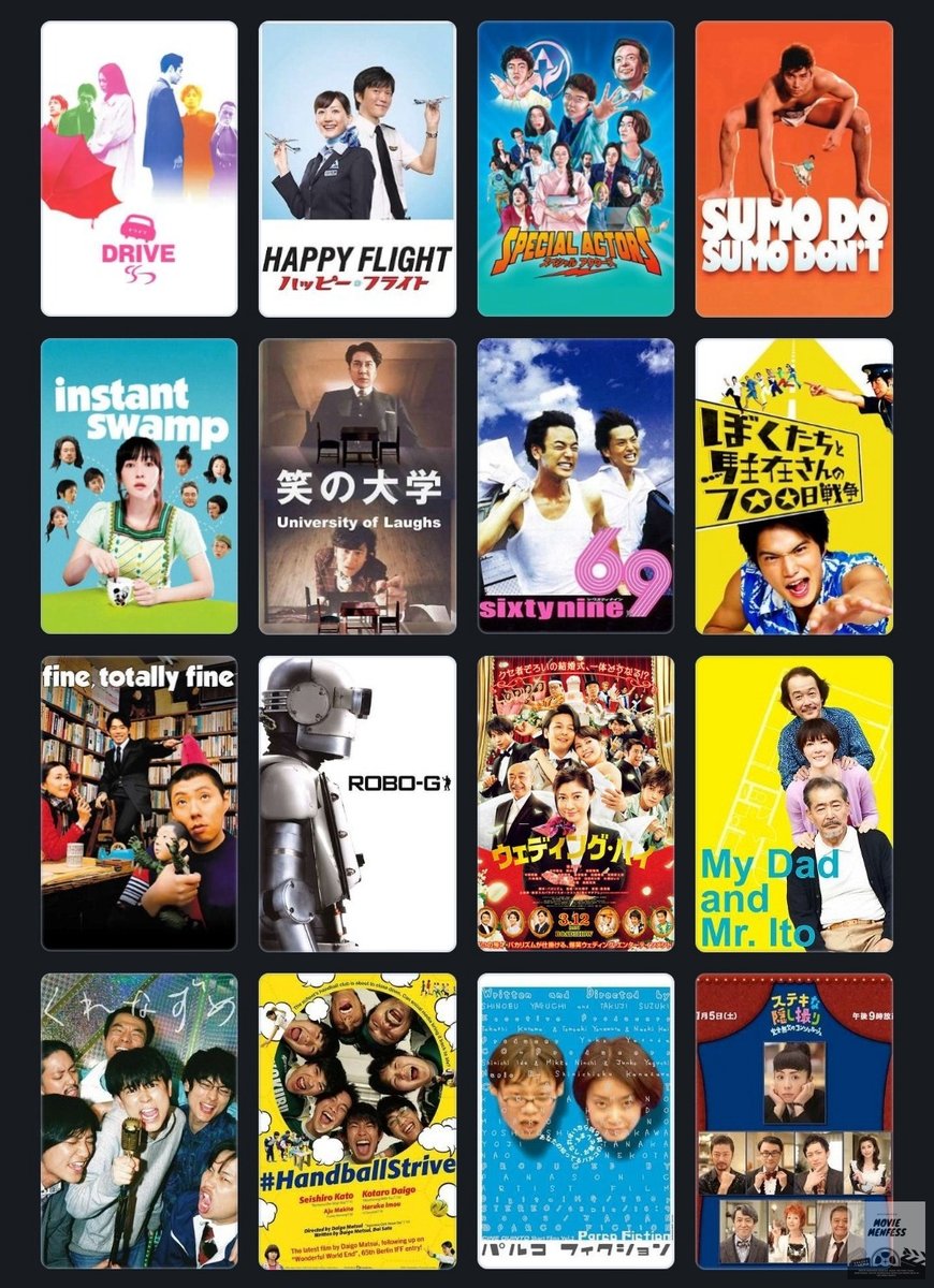moviemnfs's tweet photo. some underseen (based on letterboxd logs) japanese whimsy comedy mvs for those who need some https://t.co/fdoZH2zf1K