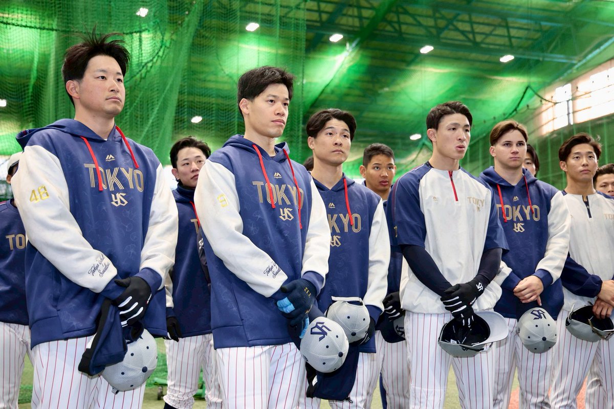 二軍は神宮外苑でキャンプイン⚾ #城石憲之 二軍監督のもと、キャンプ
