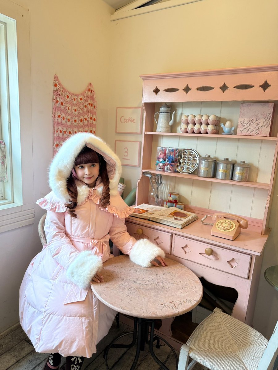 韓国寒いのでバロックさんのダウンコート🧥 ふわふわもふもふ✨