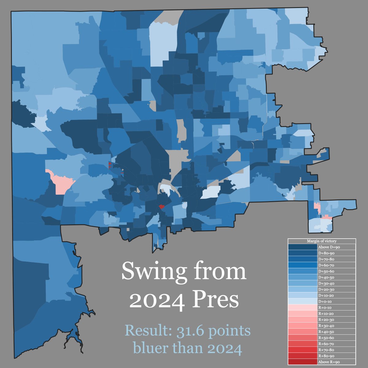 _fat_ugly_rat_'s tweet image. We have nearly all the results from SD-09, Dems are looking at flipping this Trump+17 seat by double digits, with it swinging 32 points left! The shift is especially exaggerated in the largely Hispanic areas of Fort Worth, where we are seeing upwards of 50-point swings left.