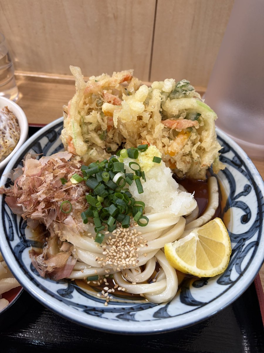 筋トレ×サウナ×かき揚げぶっかけうどん