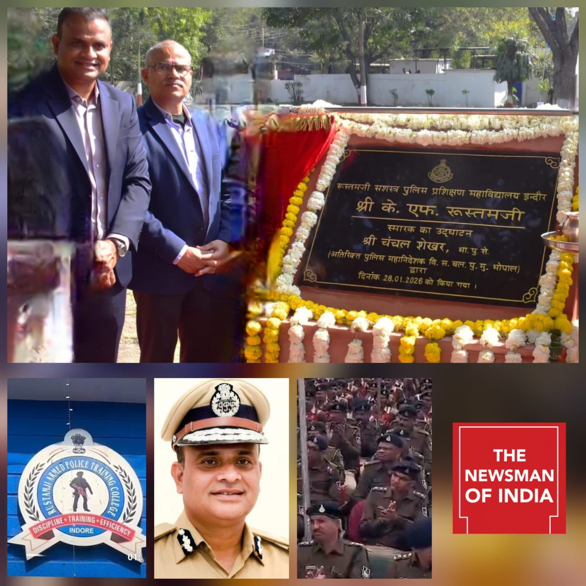 RAPTC Indore Honours Rustamji’s Legacy, Ceremony Reflects Policing Vision of SC Solanki -  thenewsmanofindia.com/raptc-indore-h…