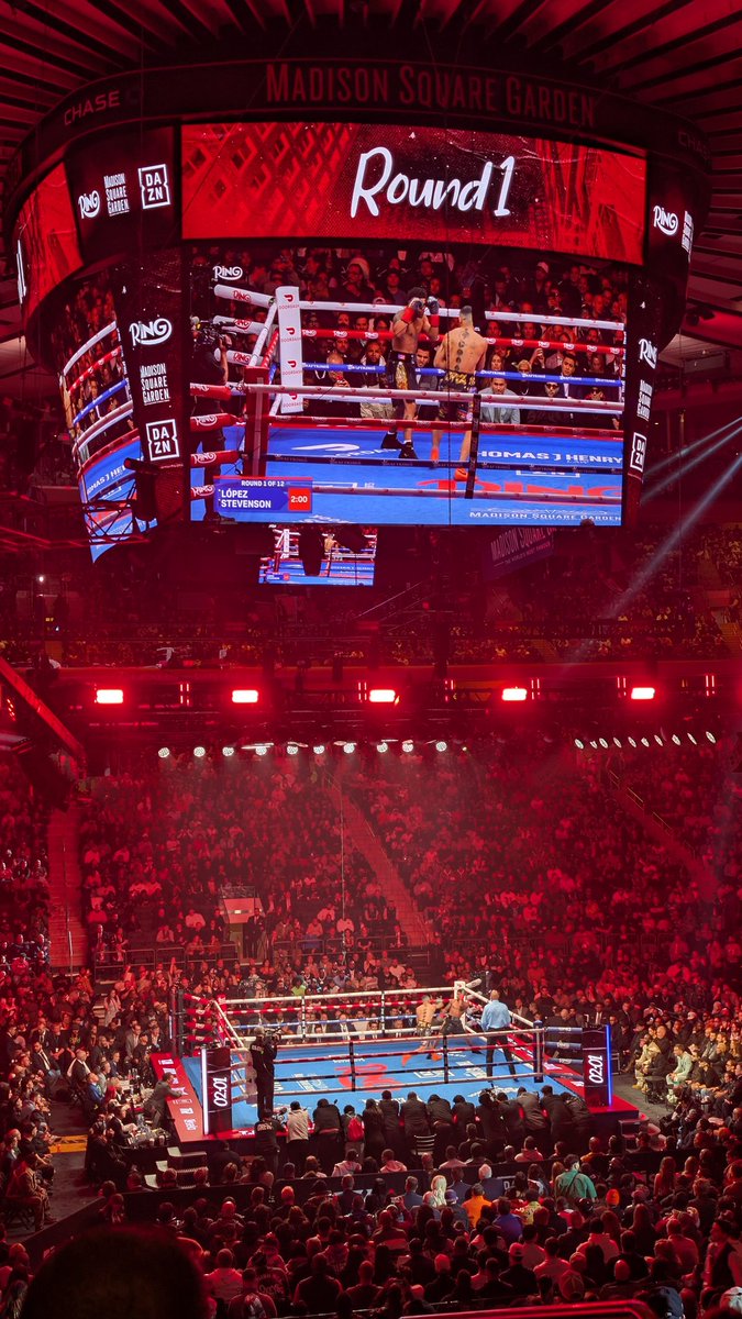 Let's get ready to rumble!! #RING6 #LopezStevenson