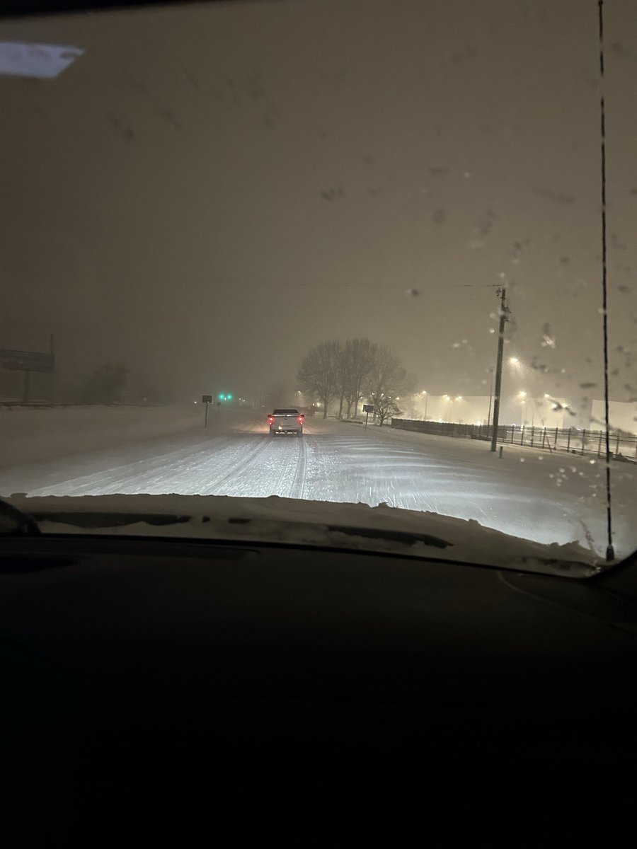 TownofClaytonNC's tweet photo. It’s 12 AM and our snow crews are still rolling. 🚛❄️ We’re working through the night to keep Clayton’s roads safe for the morning commute. https://t.co/DzSDJrelLB