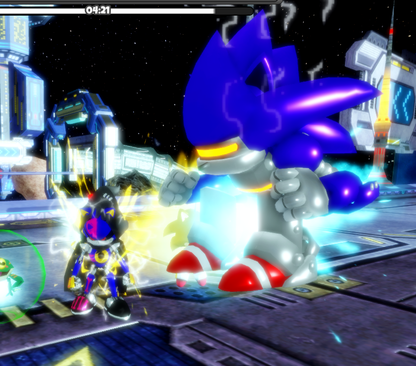 I logged back onto speed sim for the first time in years to do the mecha sonic event just for this guy to take a shit mid fight