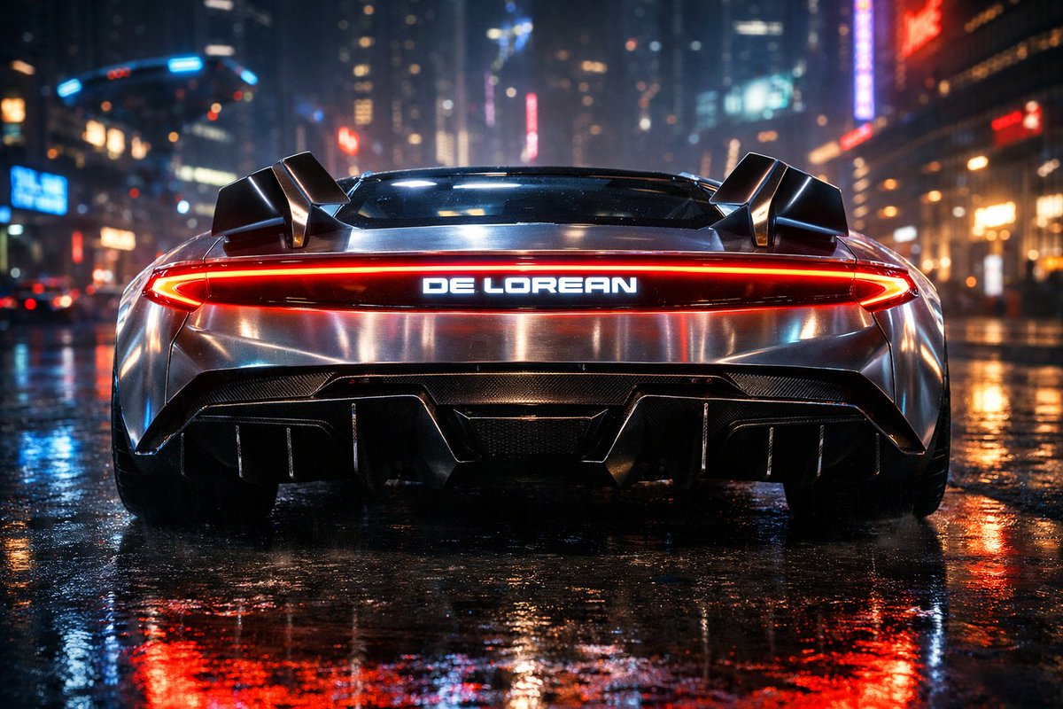 ItsCrypto_bruh's tweet photo. Thrilled to unveil my entry for the first DMC Community Challenge: The DeLorean Flux! We're reimagining the future of DeLorean, blending iconic heritage with cutting-edge innovation. Get ready for a ride through time. $DMC @DeLoreanlabs #DMCDESIGN https://t.co/COs74gcXj3