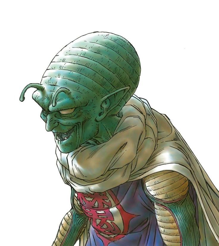 DB_Simplemente's tweet image. Ilustración de Piccolo Daimao por parte de Akira Toriyama a inicios de los años 2000s.