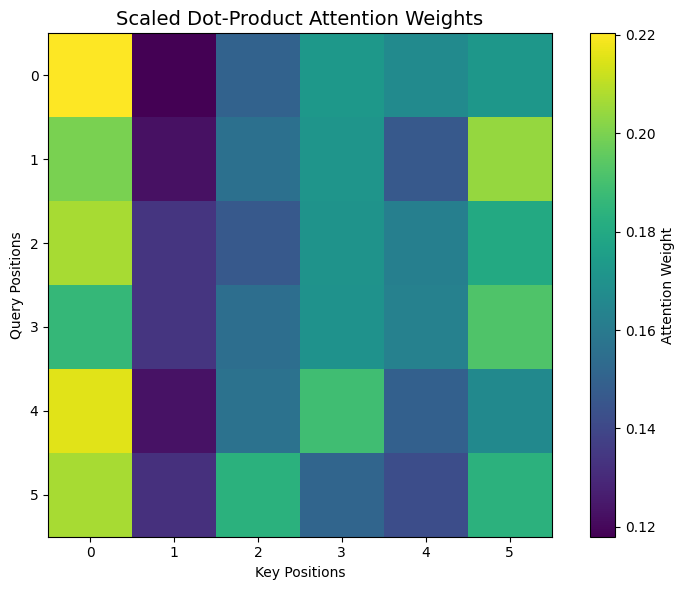 TheEigenNerd's tweet photo. Scaled Dot-Product Attention

Scaled Dot-Product Attention is a mechanism that allows a model to decide which parts of a sentence are most relevant when processing a particular word. Instead of reading words one by one, the model looks at the entire sequence at once and assigns importance to each word based on how much it should influence the current word.

At a high level, each word in the input is represented in three different ways:

• One representation asks a question (Query),
• One represents what the word contains (Key),
• One represents the actual information to pass forward (Value).

The attention mechanism compares these representations to determine how strongly each word is related to every other word. Words that are more relevant receive higher importance, and their information is emphasized in the final representation.

The term “scaled” means the raw similarity scores are adjusted so they stay within a reasonable range. This prevents any one word from dominating too much and helps the model learn more stably and effectively during training.

Unlike traditional models that only look at nearby words, scaled dot-product attention allows each word to:

• Attend to any other word in the sentence,
• Capture long-distance relationships,
• Understand meaning based on global context, not just local neighbors.

This mechanism is:

• Parallelizable (all words processed at once),
• Efficient for large sequences,
• The foundation of self-attention in Transformers.

In short, scaled dot-product attention is how Transformers learn what to focus on, how strongly, and from where, enabling deep understanding of language structure and meaning without relying on sequential processing.

source code: https://t.co/iwdtvO3aeN