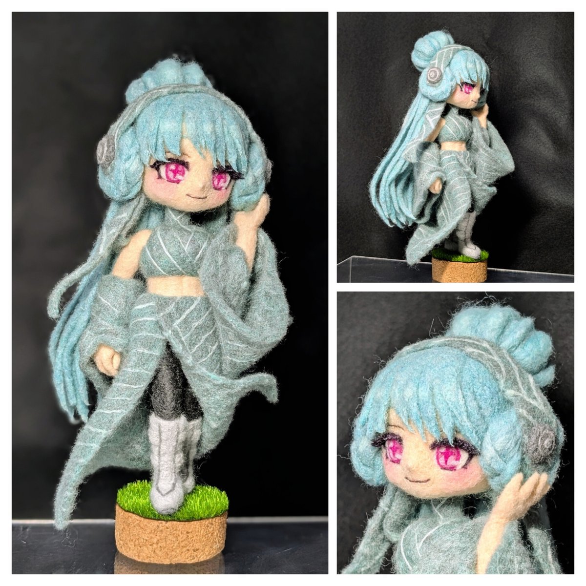 羊毛フェルト43作品目🐏 セーニャさんのフィギュア