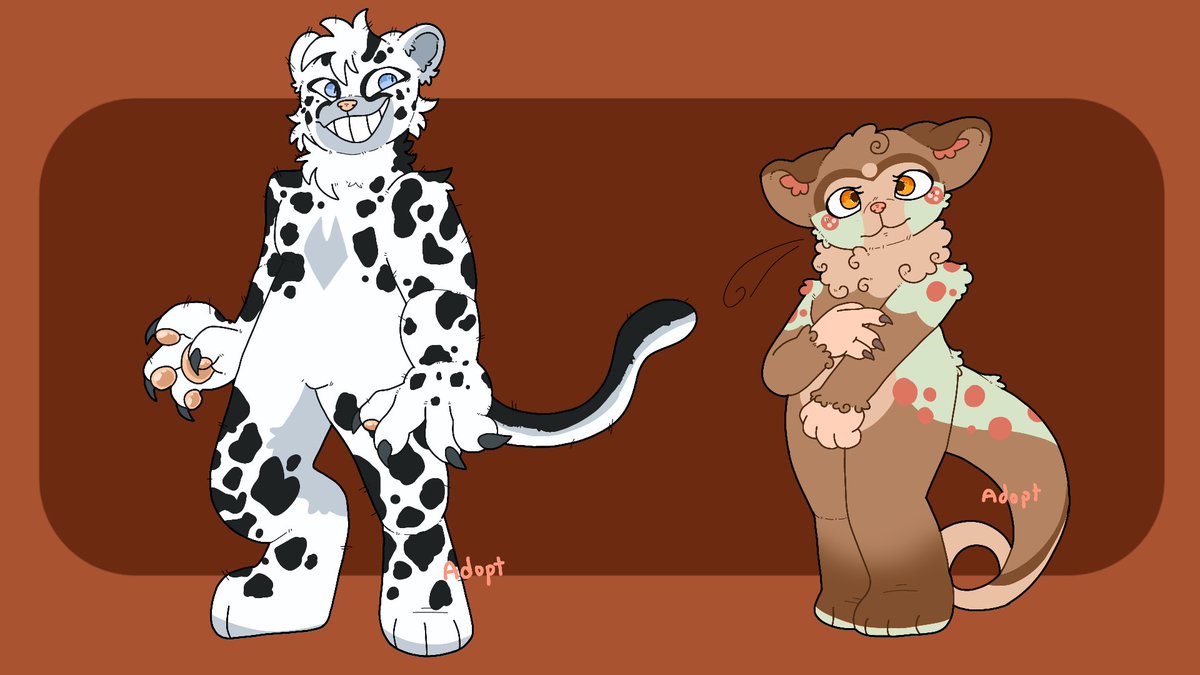 Starlightgoat's tweet photo. Made a set of adopts based on loosely on soul eater (info in comments) https://t.co/d6qSfVCD6Z