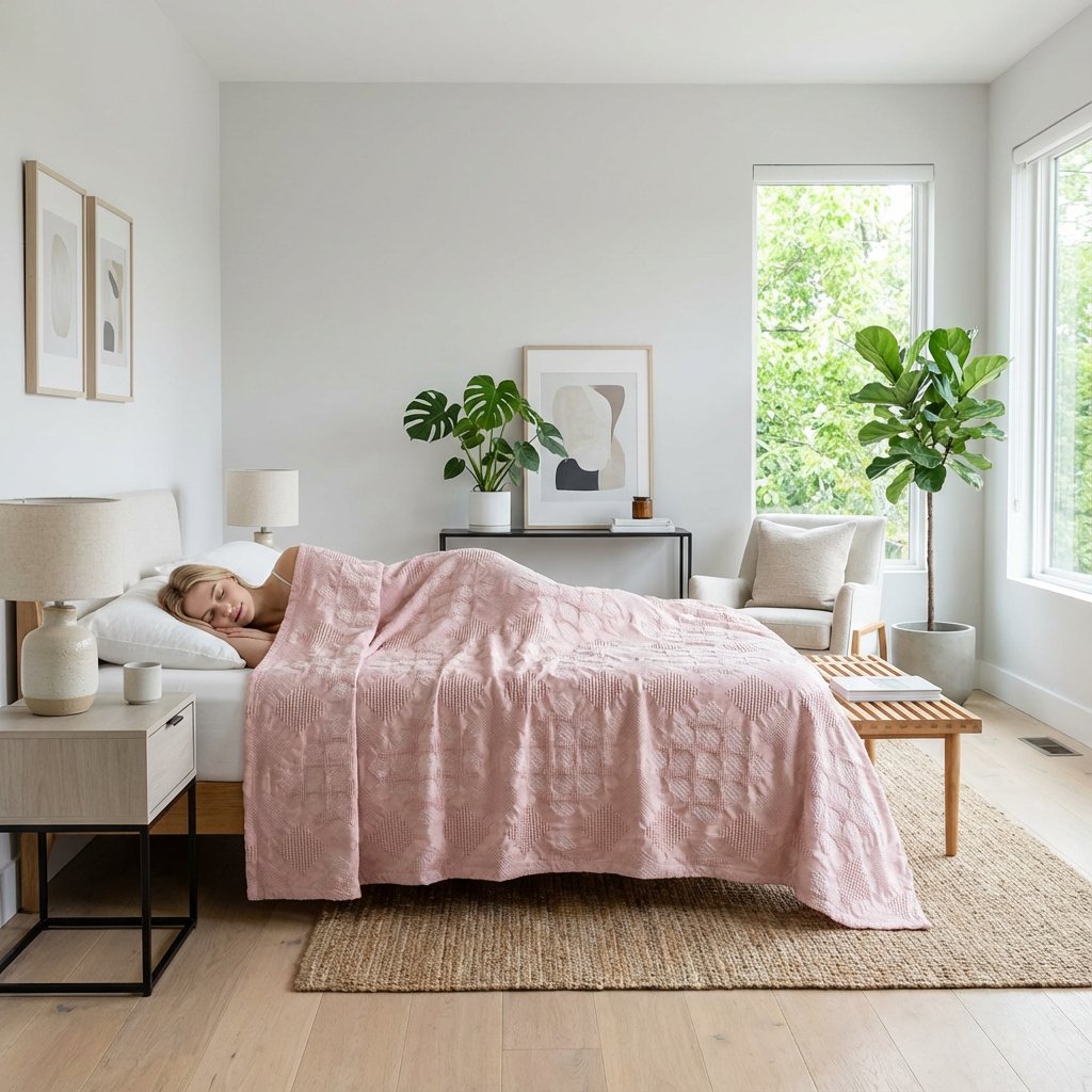 Glompi_shop's tweet photo. This #blanket is light, colorful, and beautiful! It works perfectly as a throw blanket or a light cover. An excellent #bedroomdecor idea for spring. Plus, it comes in different colors! https://t.co/q4mQnUsS6g