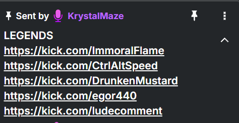 xKrystalMazex's tweet image. Ty for the host's @ImmoralFlam3 @CtrlAltSpeed @CHowdy420 @ludecomment 

ty for the subs Egore440

we hosted out to @sa1nt_j0n on twitch twitch.tv/sa1nt_j0n_vonw…

we hosted out to @SonicSlasherX on kick who is grinding to partner

check out the legends below #KickStreamer