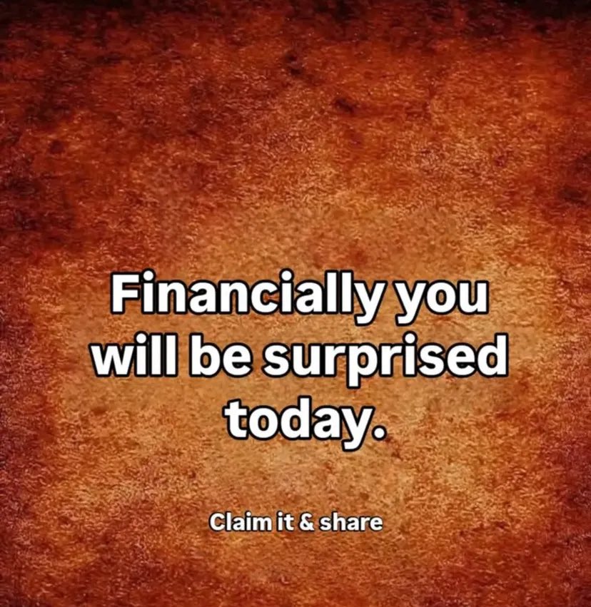 ✨Get ready for a financial surprise today that will leave you feeling empowered!

Whether it's an unexpected gain or a new opportunity, embrace the possibilities and take charge of your finances.

Share your story and inspire others to unlock their potential too! Your journey