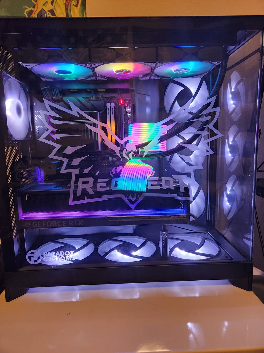 HUGE shoutout to <a href="/Brparadox/">Paradox Customs</a> for this BEAST of a PC and <a href="/RegimentGG/">REGIMENT 🇺🇸</a> for gifting the engraving! 

Get yours and use code REGIMENT!! #Regiment #BRParadoxCustoms