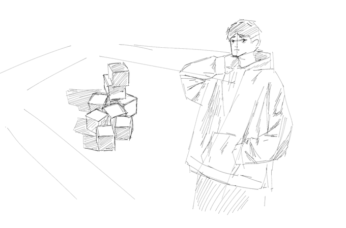 今日のクロッキ- 