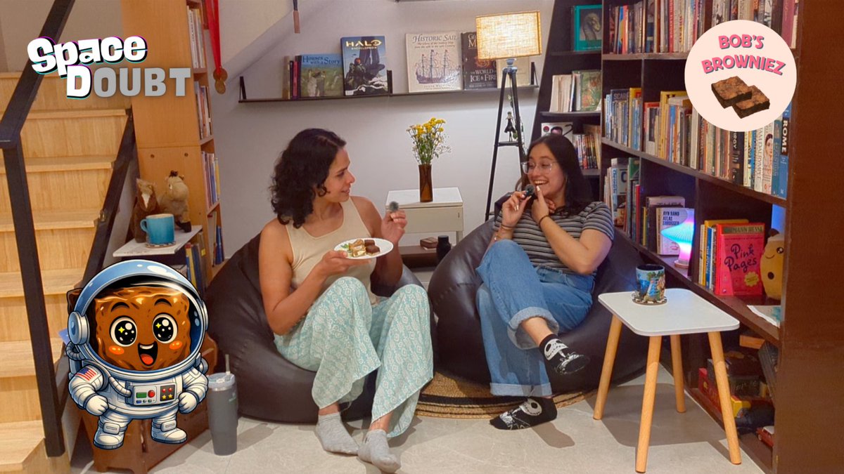 ananyabananyaa's tweet photo. One of my favourite things about the @spacedoubtpod process has been including fun little elements of us!

To hear about antifreeze frogs and the story about the cutest frog I've ever met, tune in at 52:00🐸 https://t.co/UY2H4P5gJD