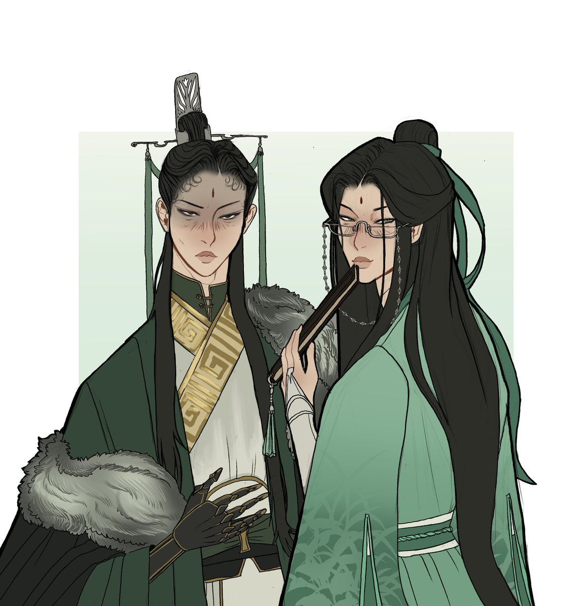 sainted_halo's tweet image. shen twins 👯‍♂️ 

#danmei #svsss #shenjiu #shenyuan