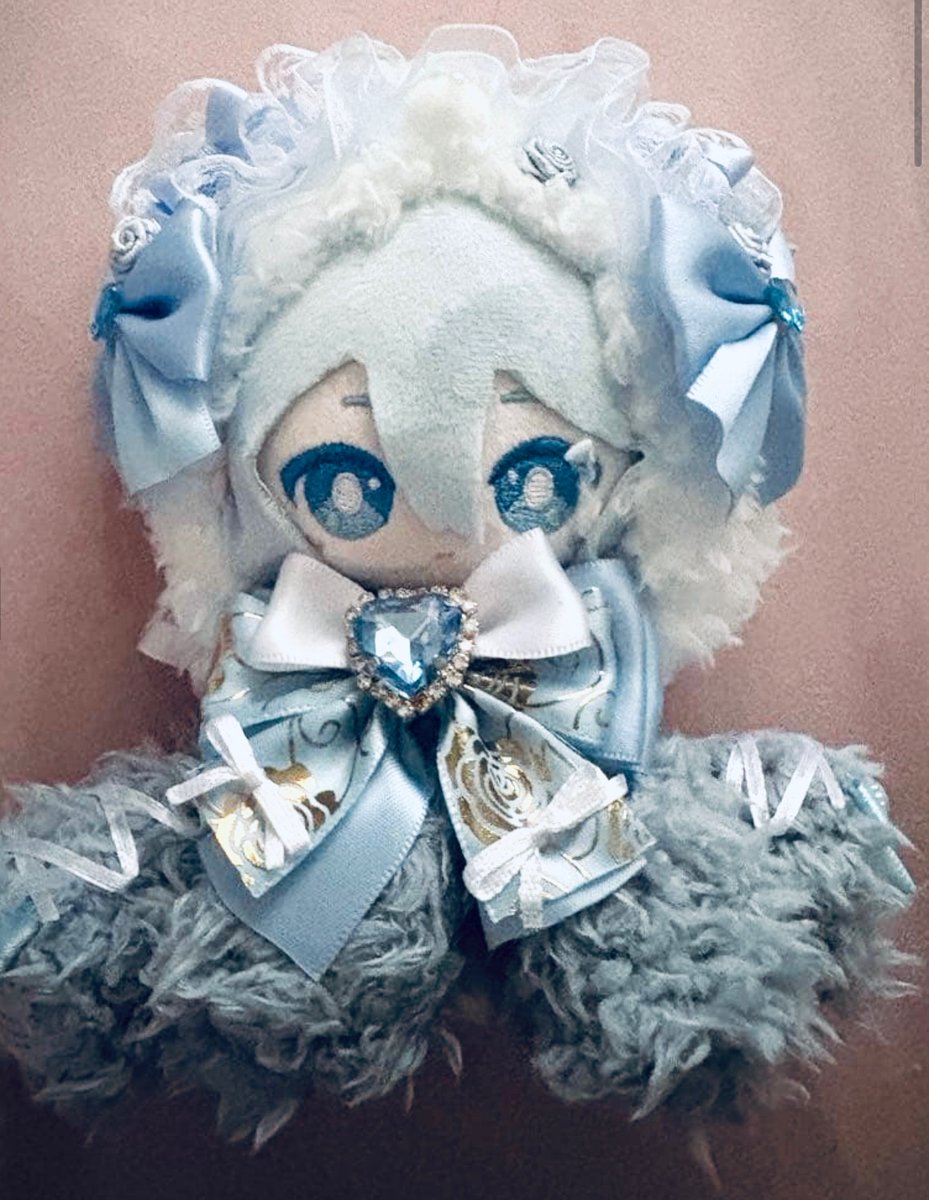 i ordered this plushie yesterday 🥺🥺🤍🤍 it comes with the outfit too !! i’m so excited