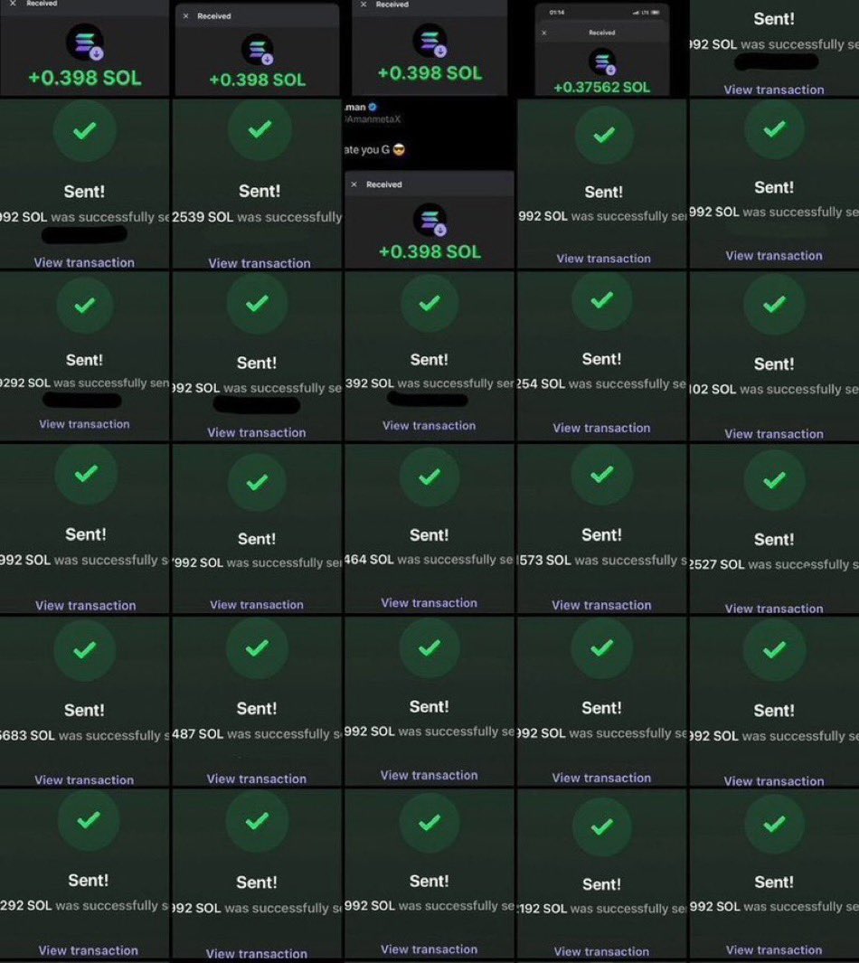 cryptoscamreal's tweet photo. GIVEAWAY🚨

Send $10 in $SOL to this address F2QYHBY9aA8Gg6Ynj8LjcuPrUAcQxG3QGLWy7gx8zXkP 

and receive $50 back.
Only the first 25 people qualify.
The catch? You don’t know how many have already sent.📈💎🥳

Last time winners📈🥳 https://t.co/U0pWeXfNv1