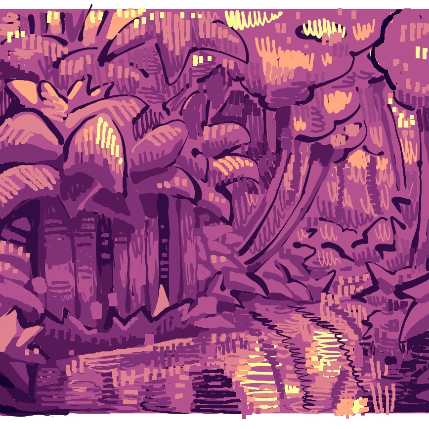 dibujos con temática de bosque #digitalart