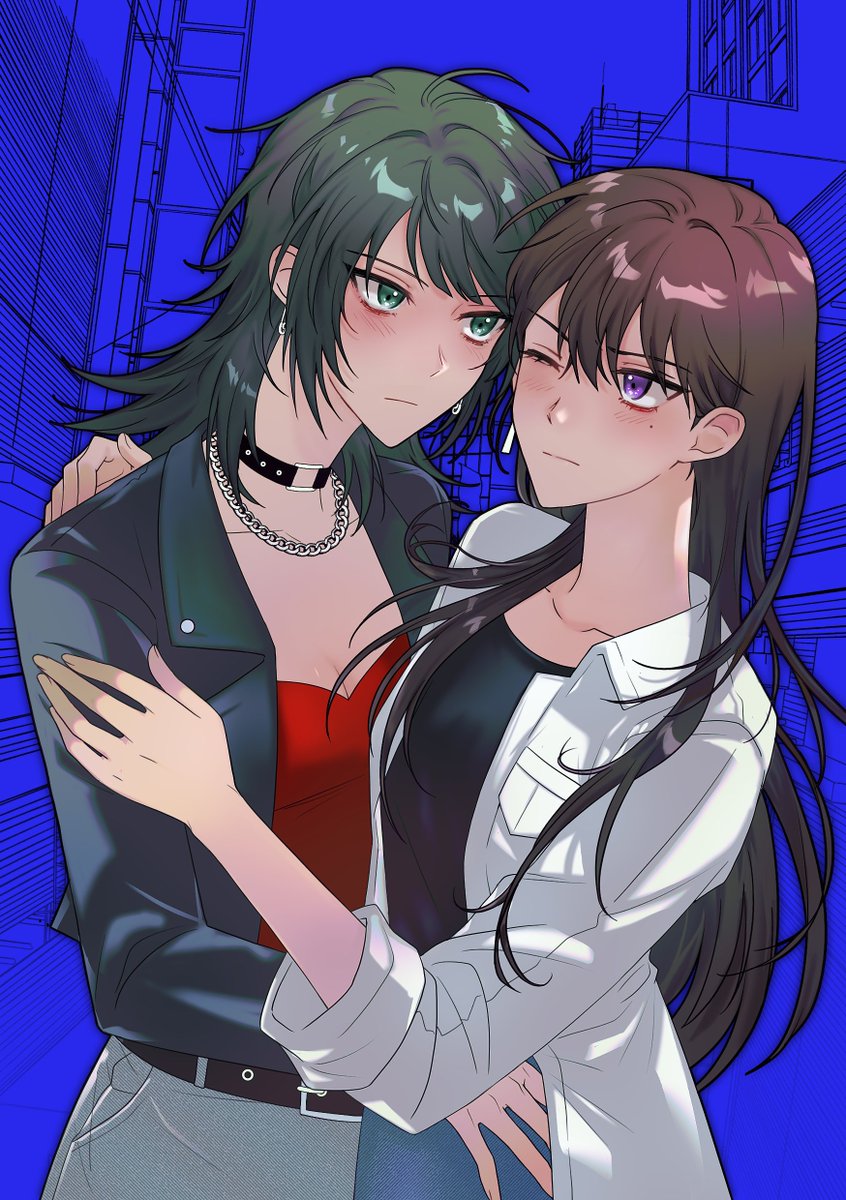 shuki님의 우미타키 신간에 축전을 드렸습니다🎉 컬러본은 엽서로 인화해 소매넣기했어요^///^