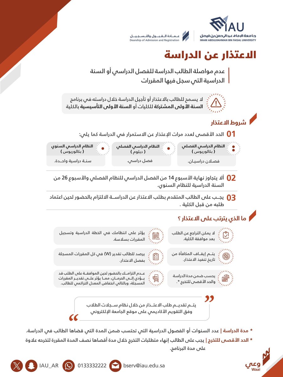 عمادة القبول والتسجيل tweet media