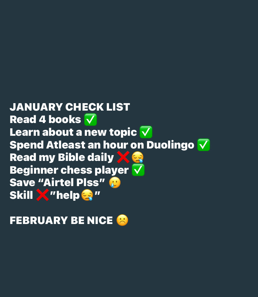 This year must be productive 💯