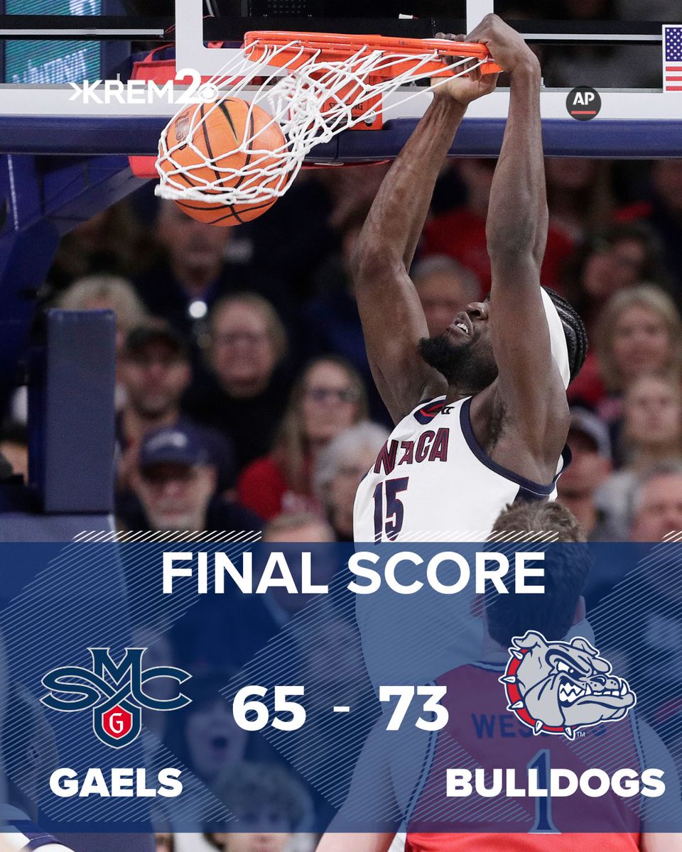Zags Win! In the final game at The Kennel as WCC opponents, the