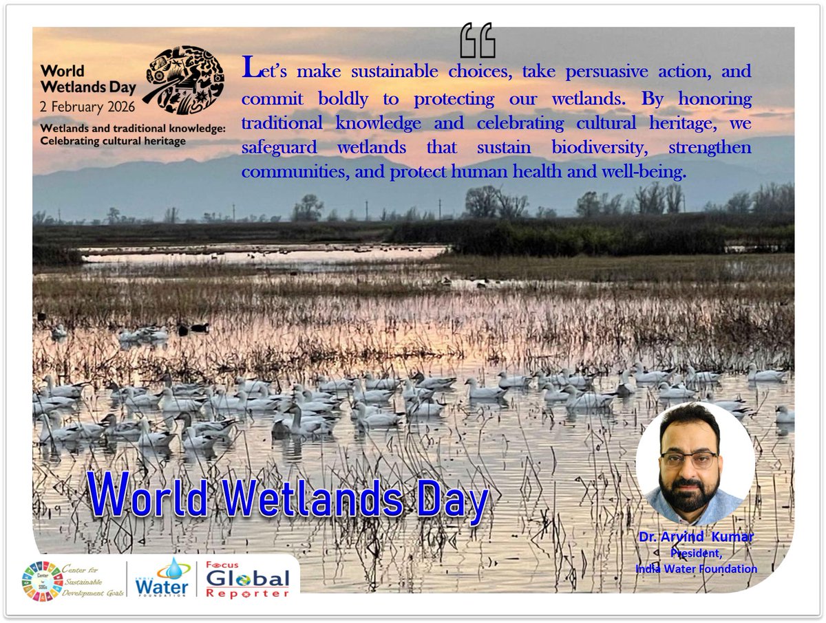 drarvindkumar1's tweet photo. #worldwetlandsday2026 #wetlandsofindia #WetlandsMatter4ALL #wetlandsrestoration #mangroves #WeNeedWetlands #UNited4Land #ForNature #ForNatureBasedSolutions #Water #Environment #ClimateChange #SDGs #ClimateAction #ecosystemservices #wetlandsandhumanwellbeing #SDGs @narendramodi @MumbaMusondam @byadavbjp @CRPaatil @NITIAayog @moefcc @JalShaktiMin @RamsarConv @WetlandsInt @WetlandsInt_SA @IPBES