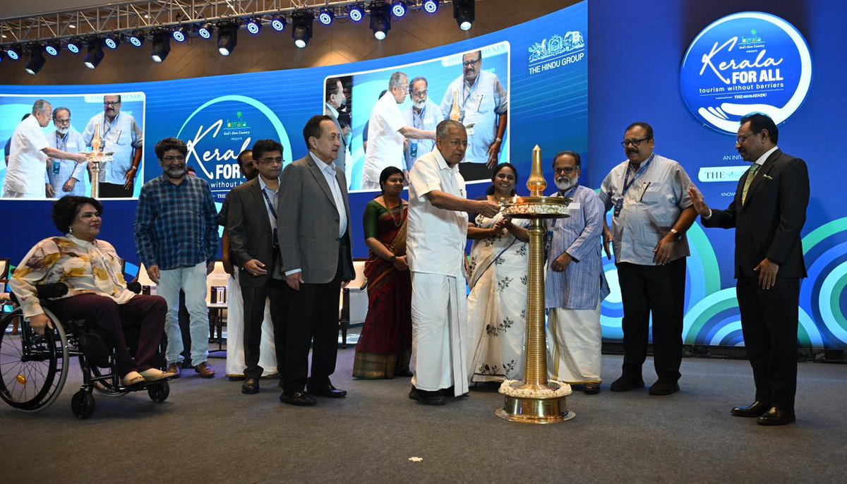 Kerala Chief Minister Pinarayi Vijayan (<a href="/pinarayivijayan/">Pinarayi Vijayan</a>) inaugurates the #KeralaForAll conclave in Kochi.

Join here for the live: youtube.com/watch?v=NnaAxq…

#KeralaTourism #AccessibleTourism