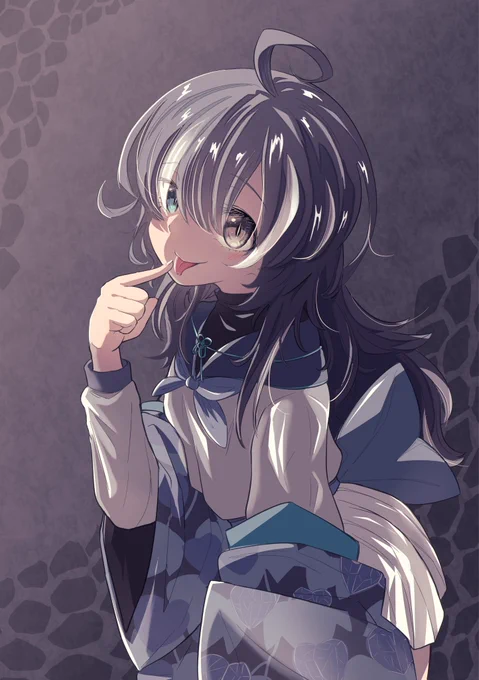 『黒蛇さん』 あまつじ先生()のキャラFAです。 友人に教えていただき拝見した瞬間、顔が良すぎて超惹かれてしまいました。 スプタン可愛すぎないか