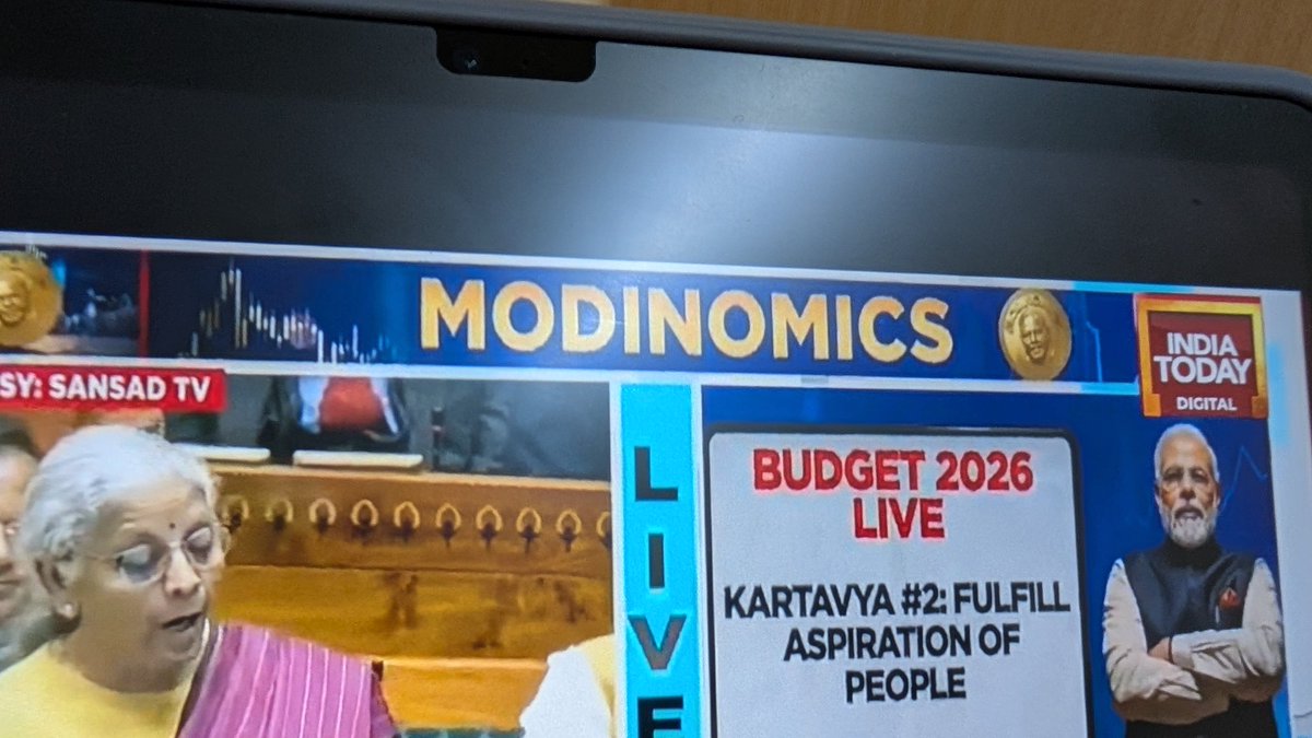 nitishk_iitk's tweet photo. When Editor is Modi paglu 😅 
Economics ❌
Modinomics ✅
#Budget2026 https://t.co/YKV9EyUcmo