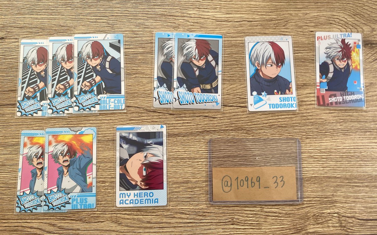 10969_33's tweet photo. 僕のヒーローアカデミア　ヒロアカ　グッズ　譲渡

【譲】轟焦凍
【求】〜定価＋送料

◎初回様プロカ必読
◎まとめての方優先
◎抱き合わせ(同数〜倍数/同異種)をお願いするものもあります https://t.co/aWVagHSu98