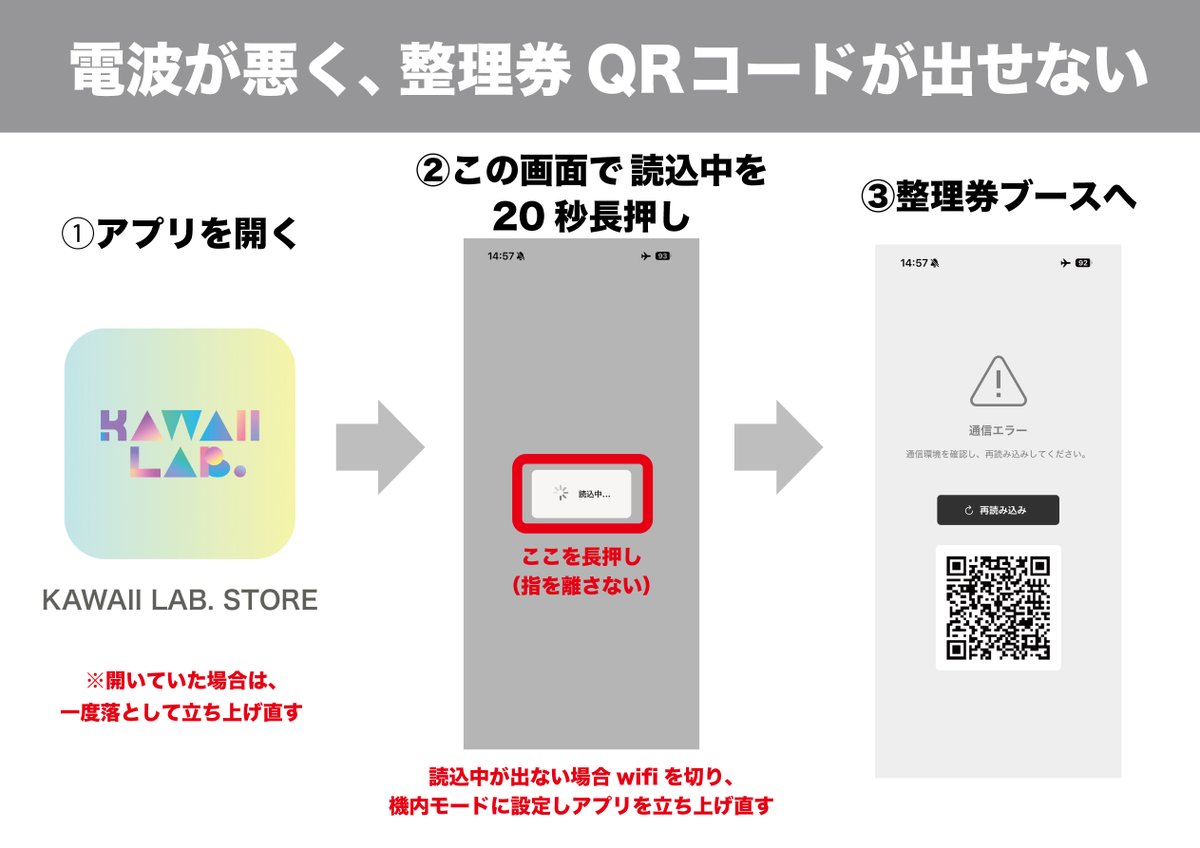 ふるっぱーグッズ販売情報 🔈整理券取得済のお客様で電波が悪いお客様