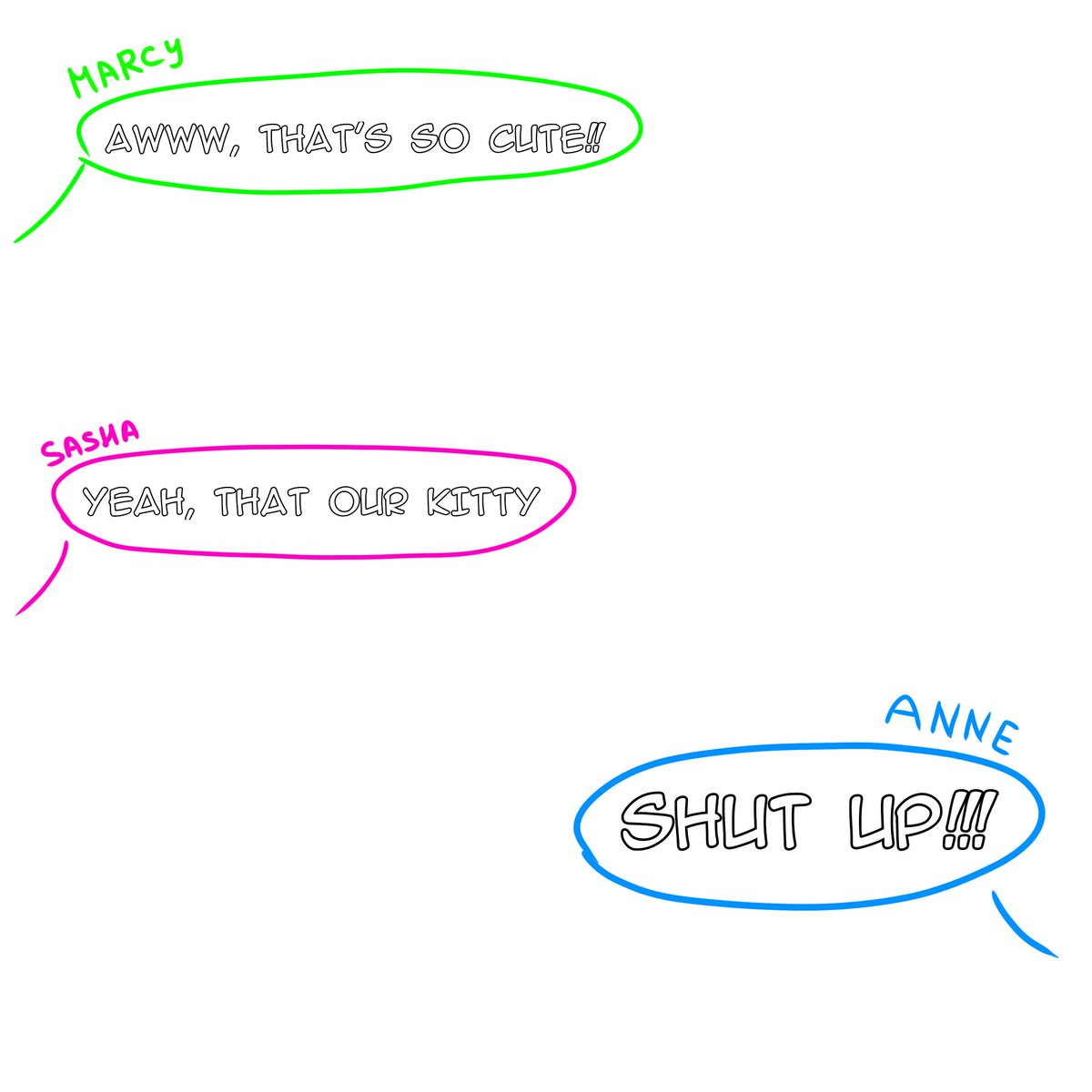"Our cute kitty" | #Amphibia #AnneBoonchuy #SashaWaybright #MarcyWu