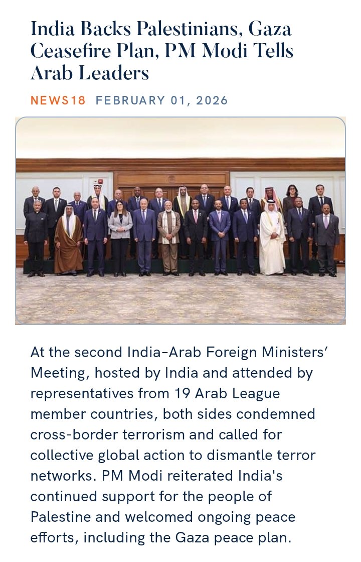 India Backs Palestinians, Gaza Ceasefire Plan, PM Modi Tells Arab Leaders
news18.com/india/india-ba…

via NaMo App