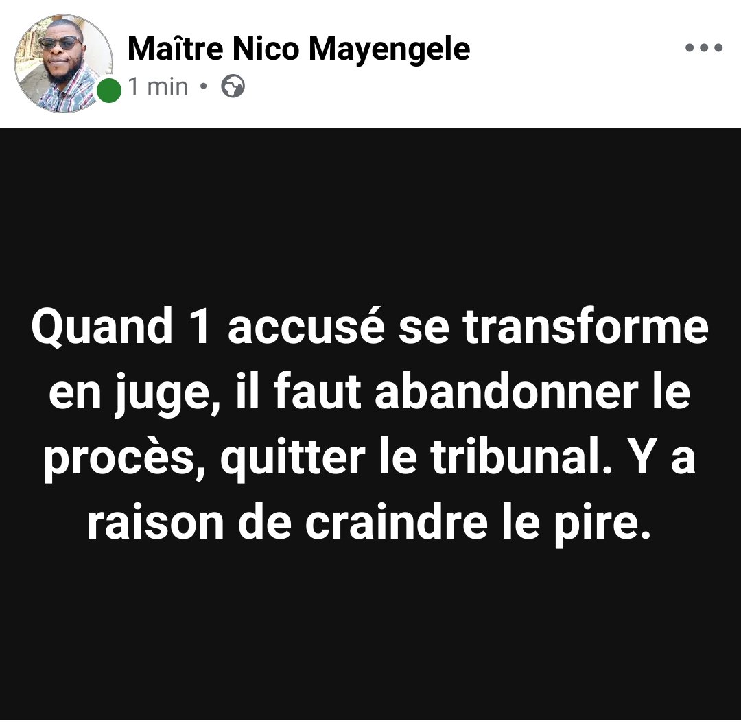 Me. Nico MAYENGELE tweet media