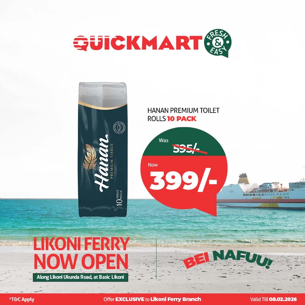 curtiske6's tweet image. Convenience matters most where movement never stops. Likoni Ferry shoppers now enjoy freshness and simplicity built for everyday life. #QuickmartLikoniFerry #FreshAndEasy