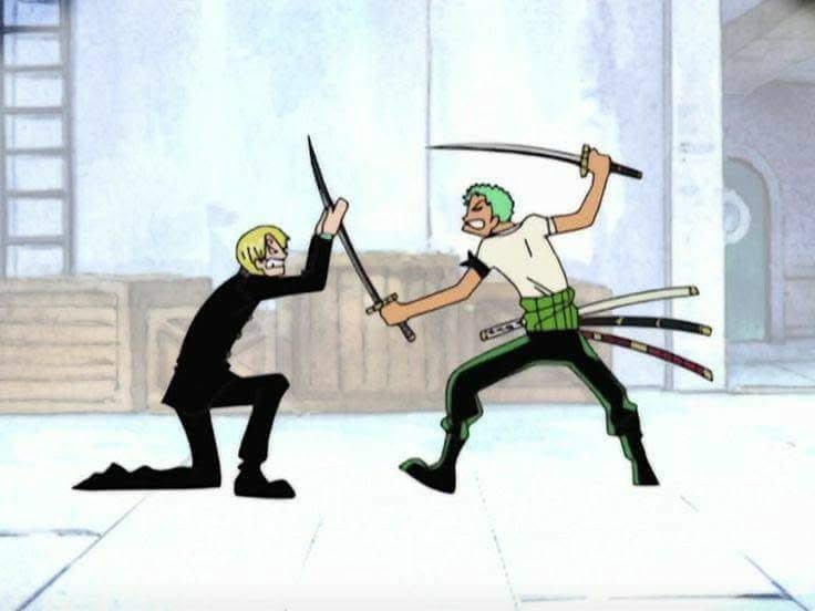 Sanji has only used his hands twice✌️in combat:

1. He used his hands to become a master swordsman. 🥵

2. He used his hands to embarrass a “master” swordsman. 🤯

Those are the only times he has used his hands in combat. 🥶

A walking weapon,
a one-man army. 🫡