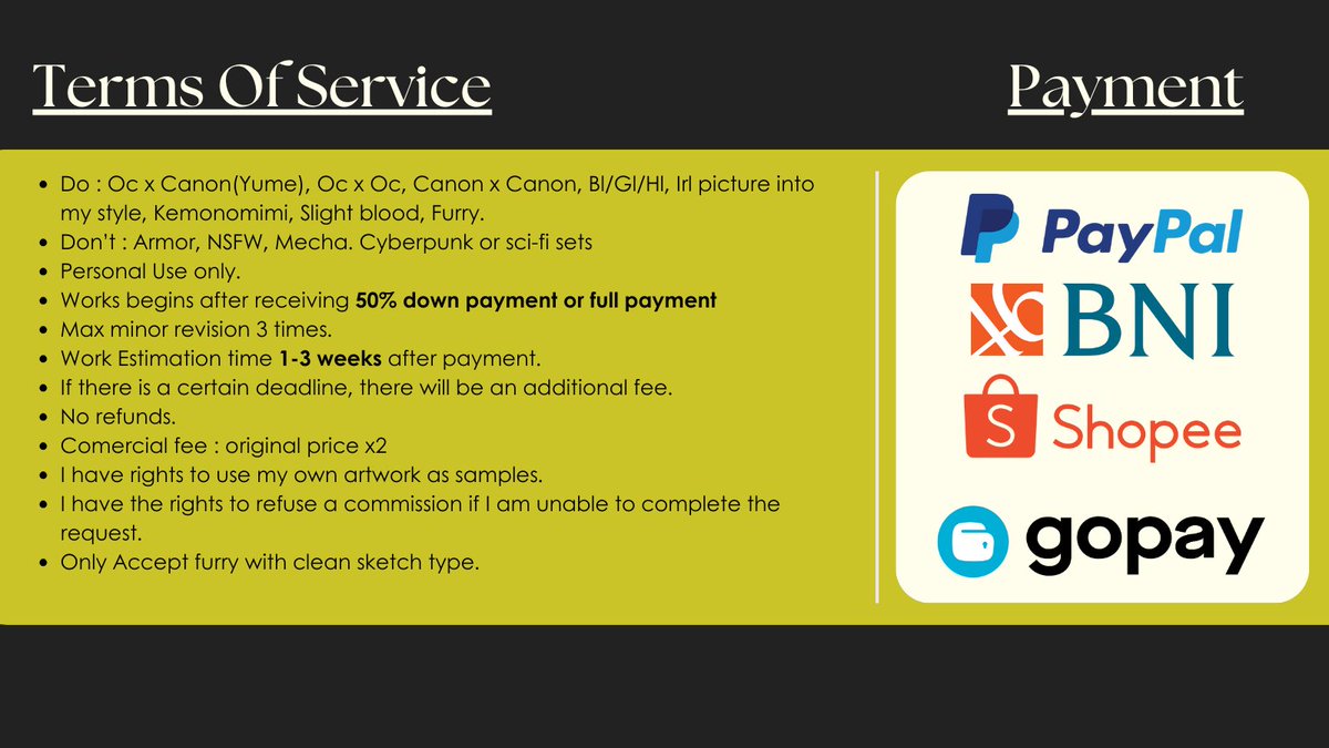 [RT and likes are very appreciated] 
Hello! I’m opening local🇮🇩 and nternational commission!!  

Carrd marucmsn.carrd.co 

Kindly check my carrd for more information before applying, thankyou  💜
#commissionopen #artidn #commissions