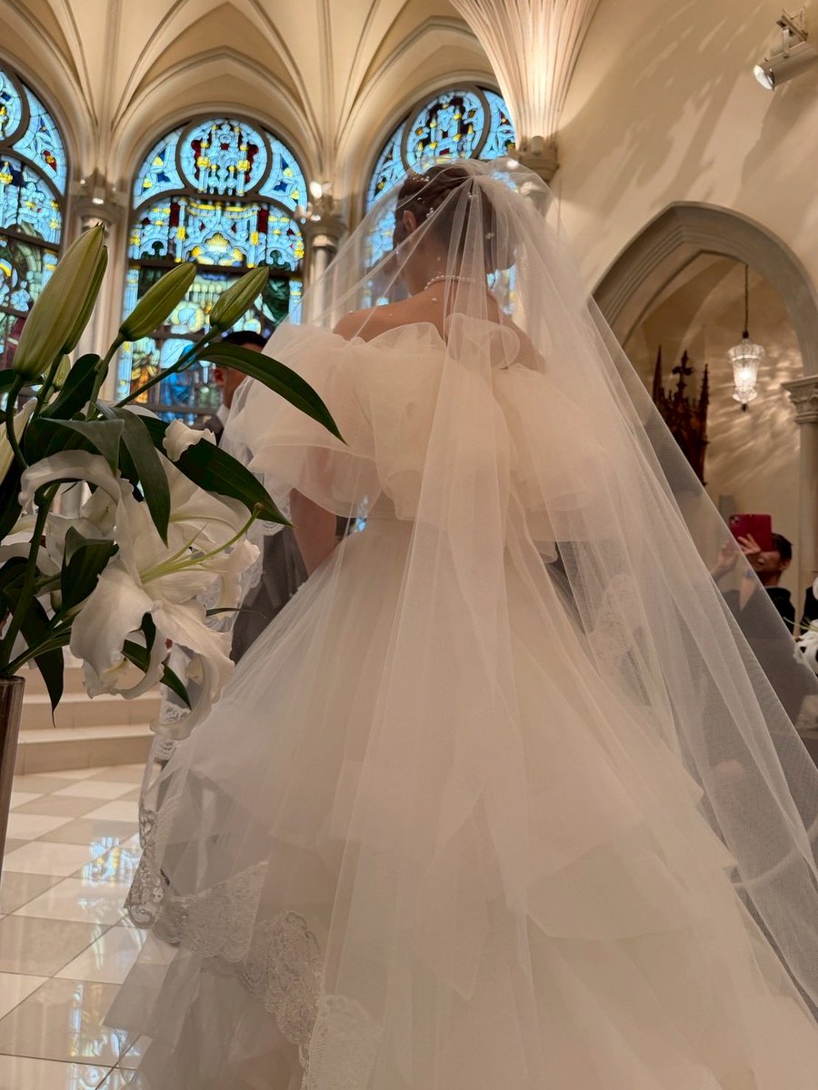 ponsuke_Disney's tweet photo. そういば
ずーっと夢だった結婚式を結びました🥰 https://t.co/94T5zDTeKW
