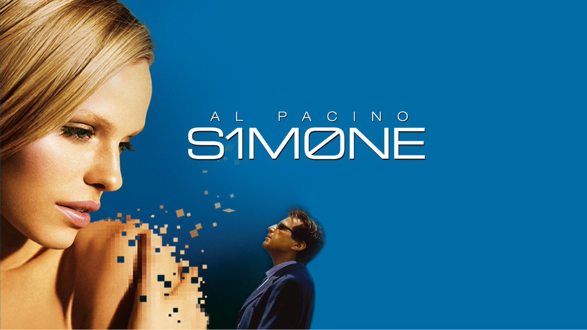 murisa_j's tweet photo. @1eozinho01 esse filme é de 2002 mas é tão atual. o al pacino cria esse fenômeno mundial, tudo dentro de um galpão com algumas telas e um computador https://t.co/tJUzp3RTY1