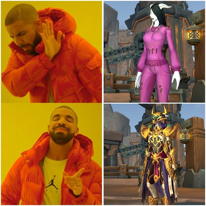 Qué ganas tenía de ver algo actualizado relacionado con los Anubisath o con las criaturas de Ahn'Qiraj en general. Me encantan esas bandas por lo únicos que son los diseños de las criaturas y las zonas. 
#warcraft #wow #blizzard #worldofwarcraft #tradingpost #transmog