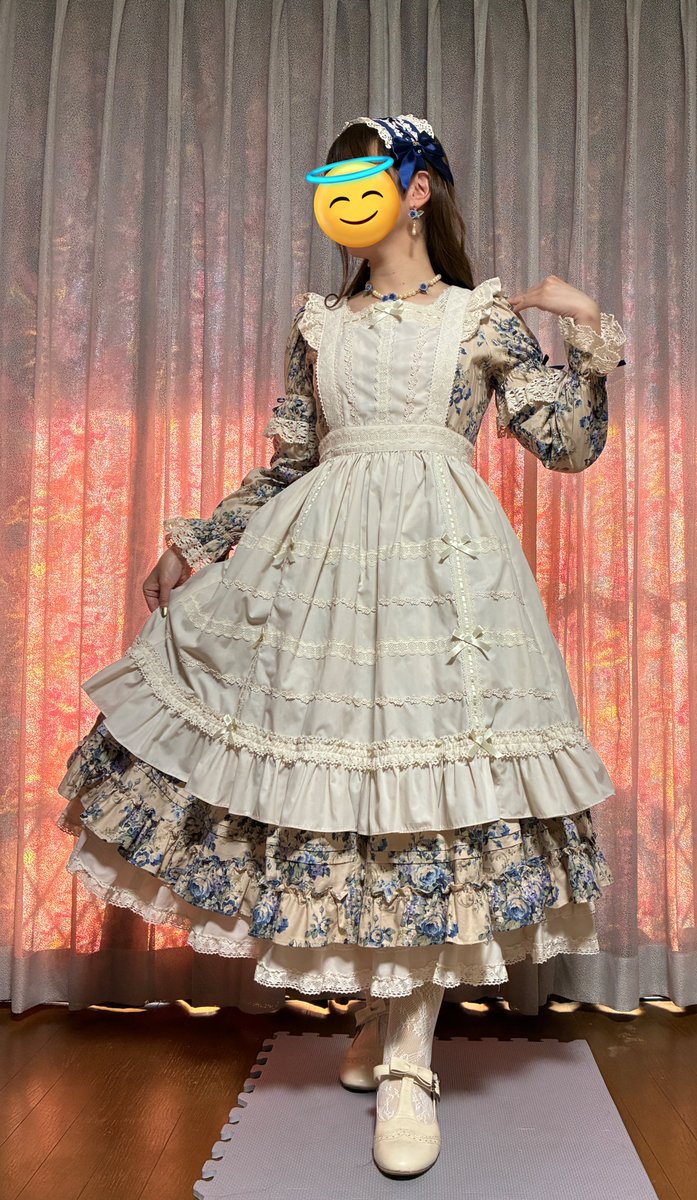 イノワの華麗な薔薇のロココドレスでコーデを組む🥀 シュクレレース