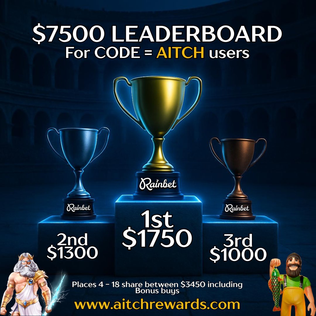 🚨Our $7500 Leaderboard starts TODAY🚨

SPREAD THE WORD📢

$50 to crypto wallet of your choice💸💸
Rolling 7 days🎲

✅RT
✅Like &amp; Follow
✅Tag 2 Friends