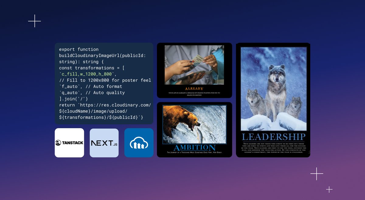 Manual exports for dynamic visuals can be quite a challenge. Check out this guide that demonstrates how to utilize @Cloudinary transformations for automating text overlays. 

You can access the tutorial and source code here. 
okt.to/GyEJz7
